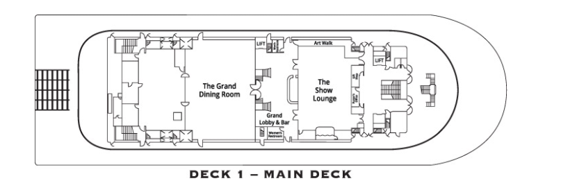 Deck 1- Main Deck