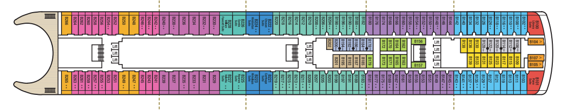 deck plan aurora cruise ship