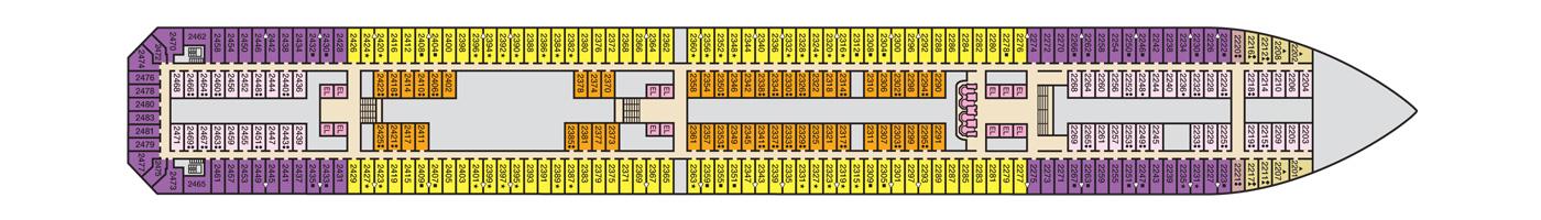 Carnival Conquest Deck Plans