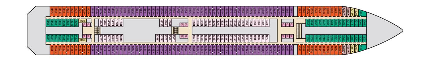 Carnival Conquest Deck Plans