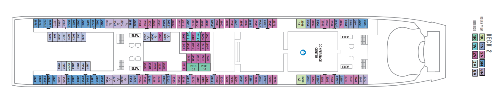 Royal Caribbean Independence Of The Seas Deck Plan - Cruise Gallery