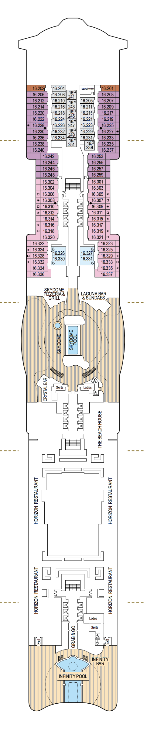 Deck 16 - Lido Deck