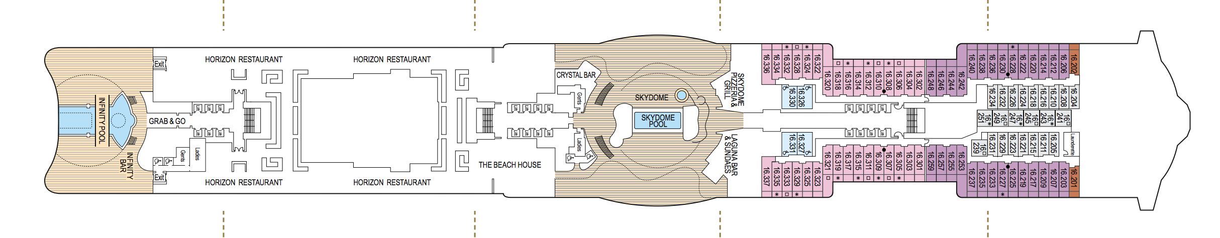 Deck 16 - Lido Deck