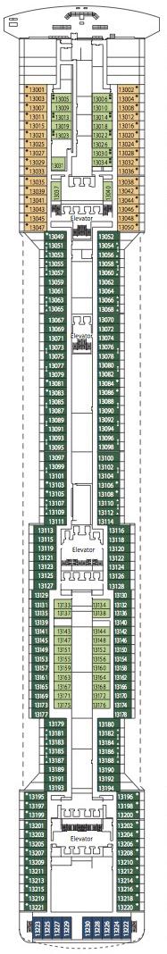 msc divina yacht club deck plan