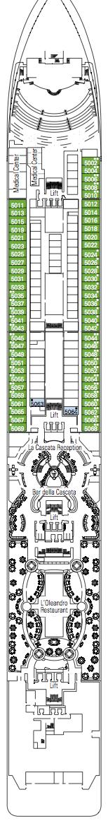 msc cruises musica deck plan