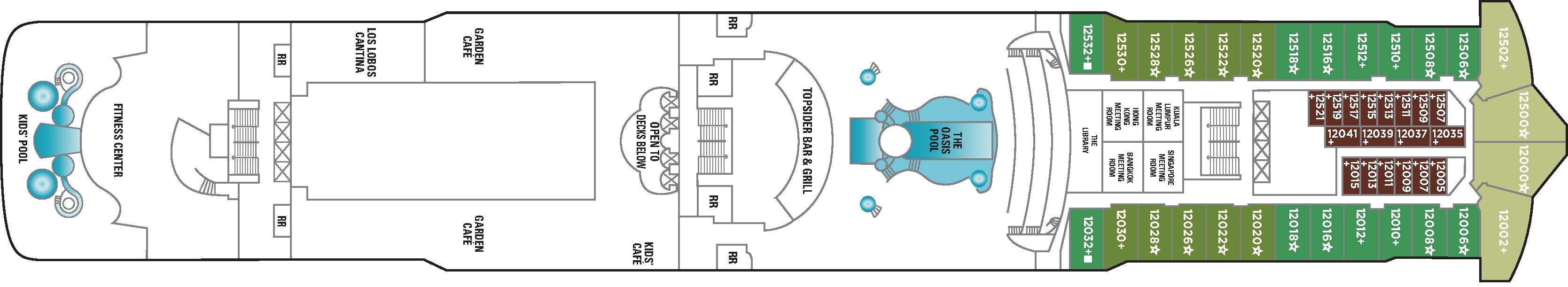 Norwegian Dawn Deck Plans