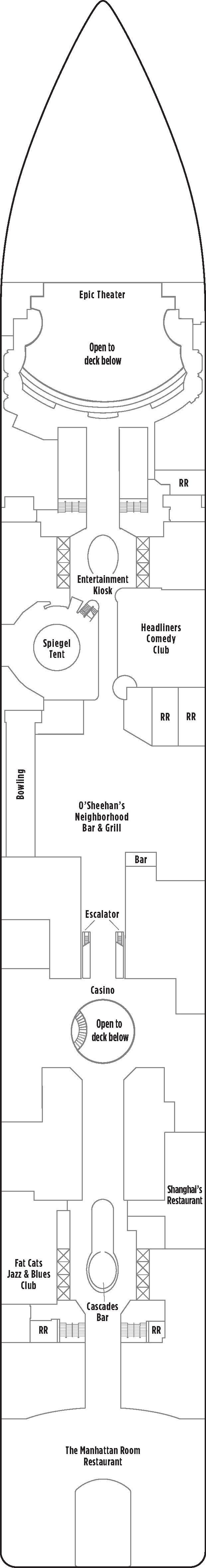 Norwegian Epic Deck Plans