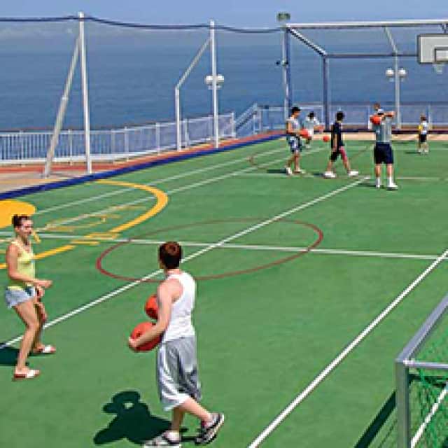 Basketballvolleyballtennis Court