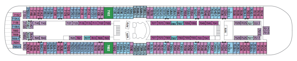 Rhapsody of the Seas Deck Plans