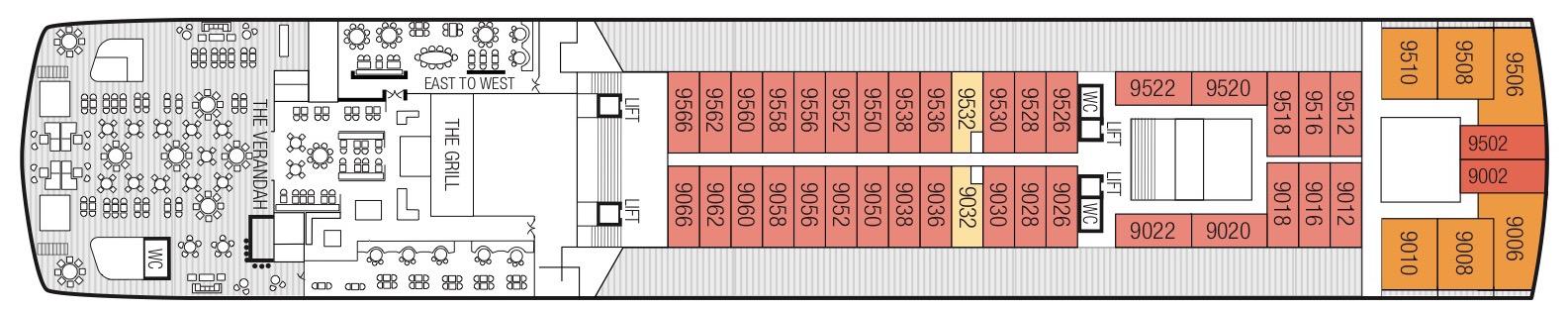 saga cruises deck plans