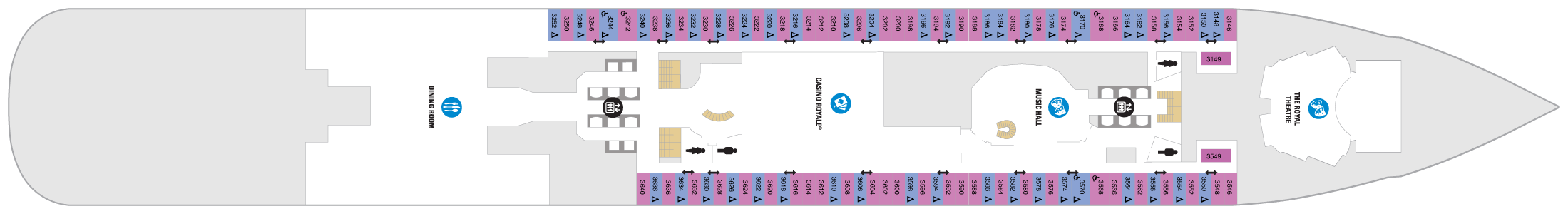 Spectrum Of The Seas Deck Plan - Cruise Gallery